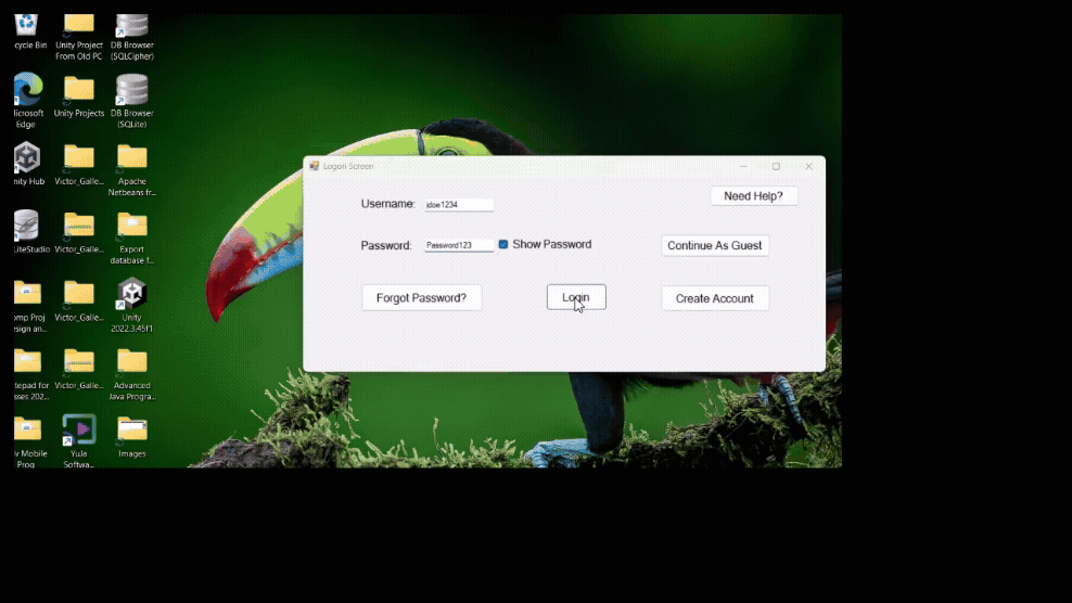 Demo of the Collectables Store application in action
