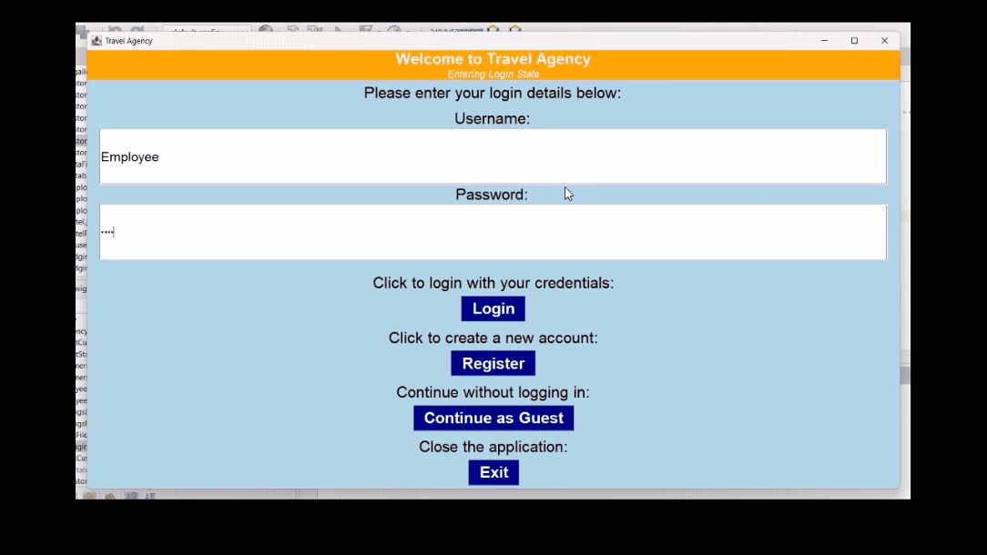 Demo showing user logging in, selecting a lodge, and viewing images
